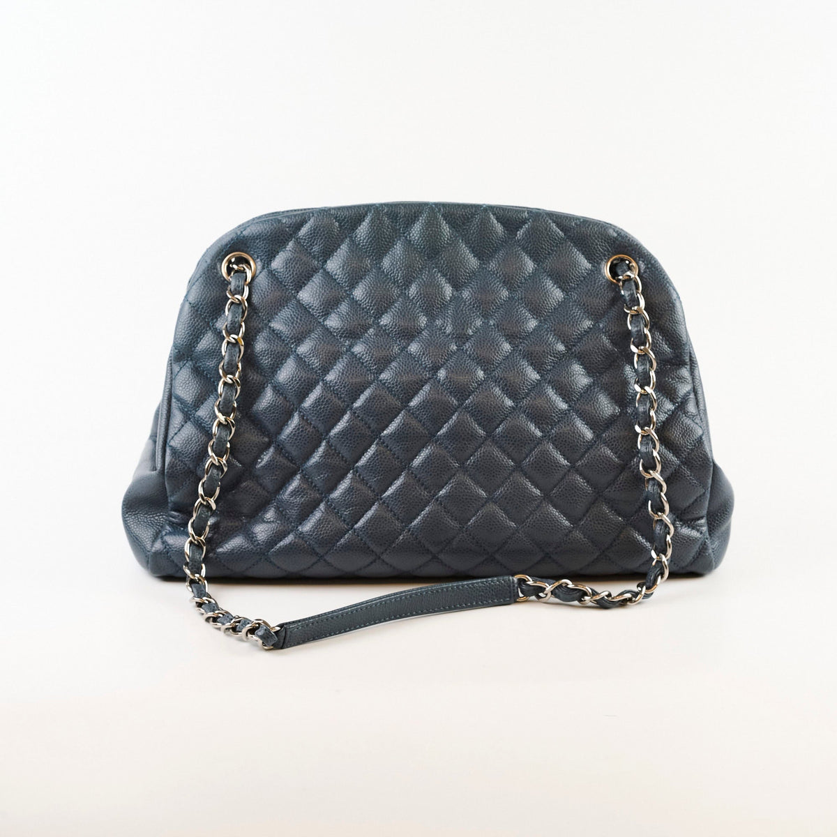 Chanel Mademoiselle Bowling Bag Blue - photo 2
