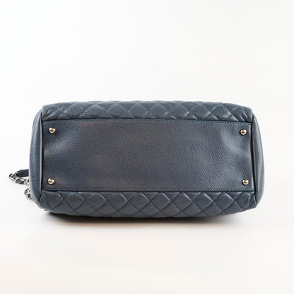 Chanel Mademoiselle Bowling Bag Blue - photo 4