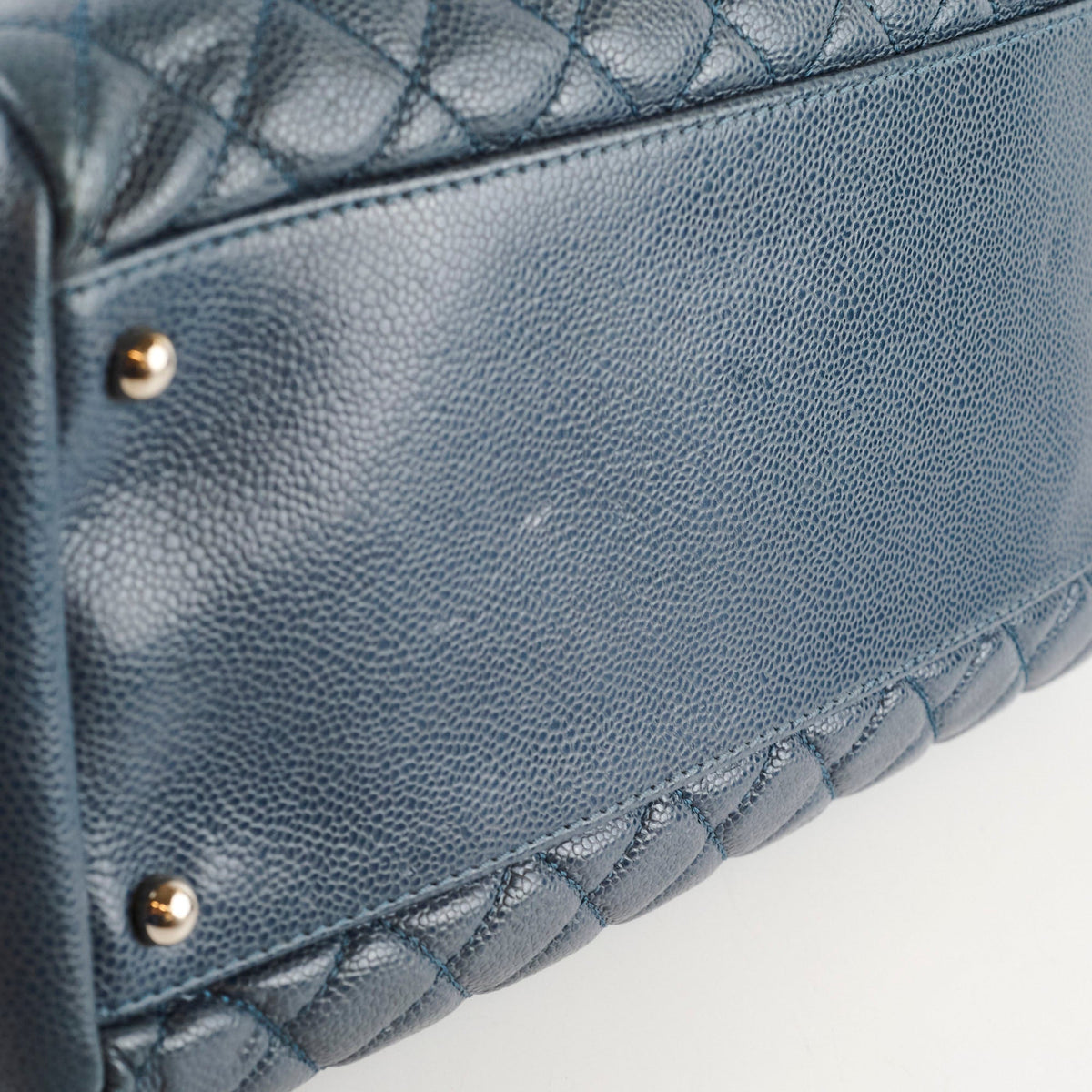 Chanel Mademoiselle Bowling Bag Blue - photo 8