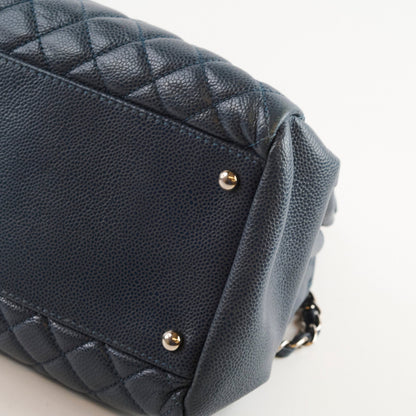 Chanel Mademoiselle Bowling Bag Blue - photo 9