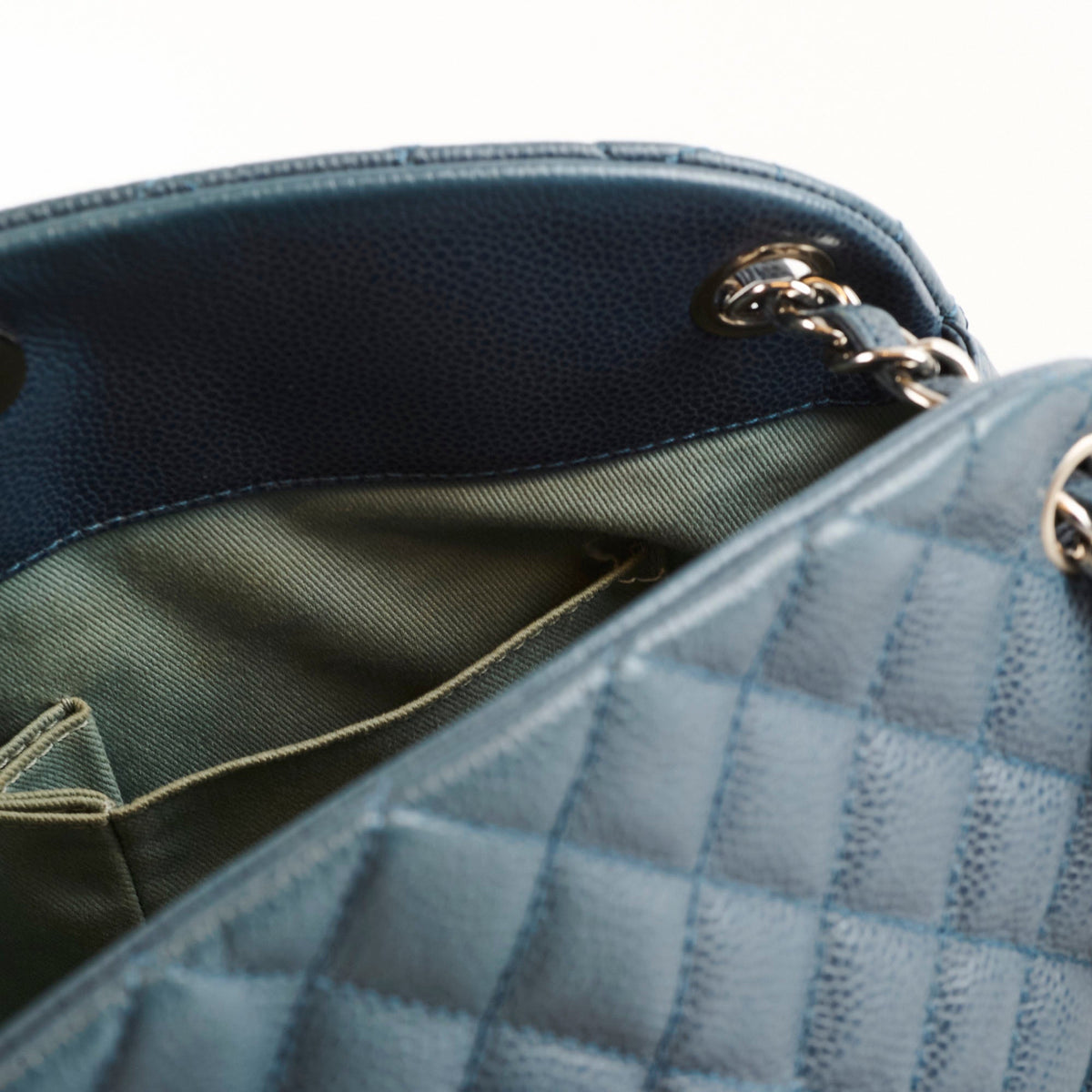 Chanel Mademoiselle Bowling Bag Blue - photo 5