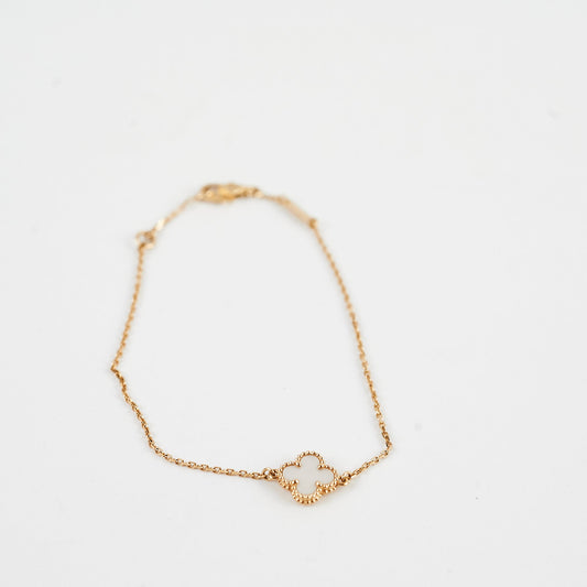 Van Cleef & Arpels Sweet Alhambra White Mother Of Pearl Bracelet - photo 2