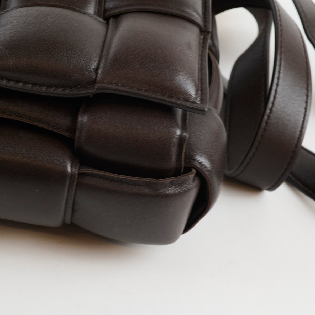 Bottega Veneta Padded Casette Shoulder Bag Brown - photo 7