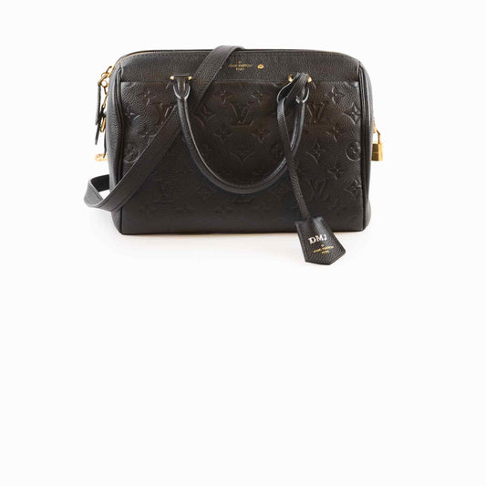 Louis Vuitton Speedy 25 Bandouliere Monogram Empreinte Black - photo 1