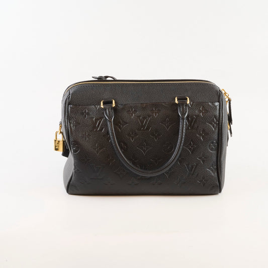 Louis Vuitton Speedy 25 Bandouliere Monogram Empreinte Black - photo 2