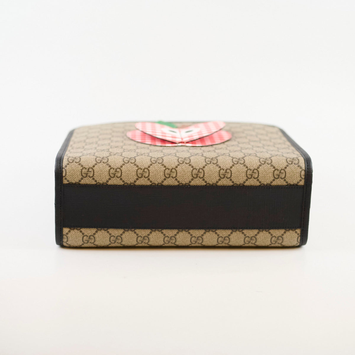 Gucci GG Supreme Apple Gingham Tote Brown/Black - photo 4