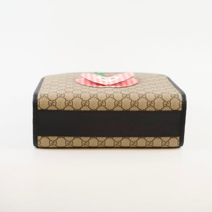 Gucci GG Supreme Apple Gingham Tote Brown/Black - photo 4