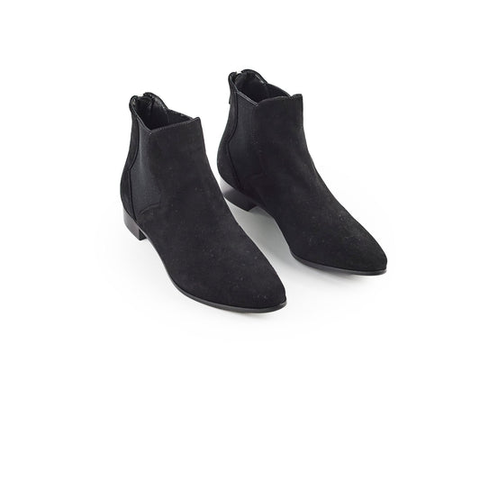 Prada Boots Suede Almond Toe Zip New - photo 1