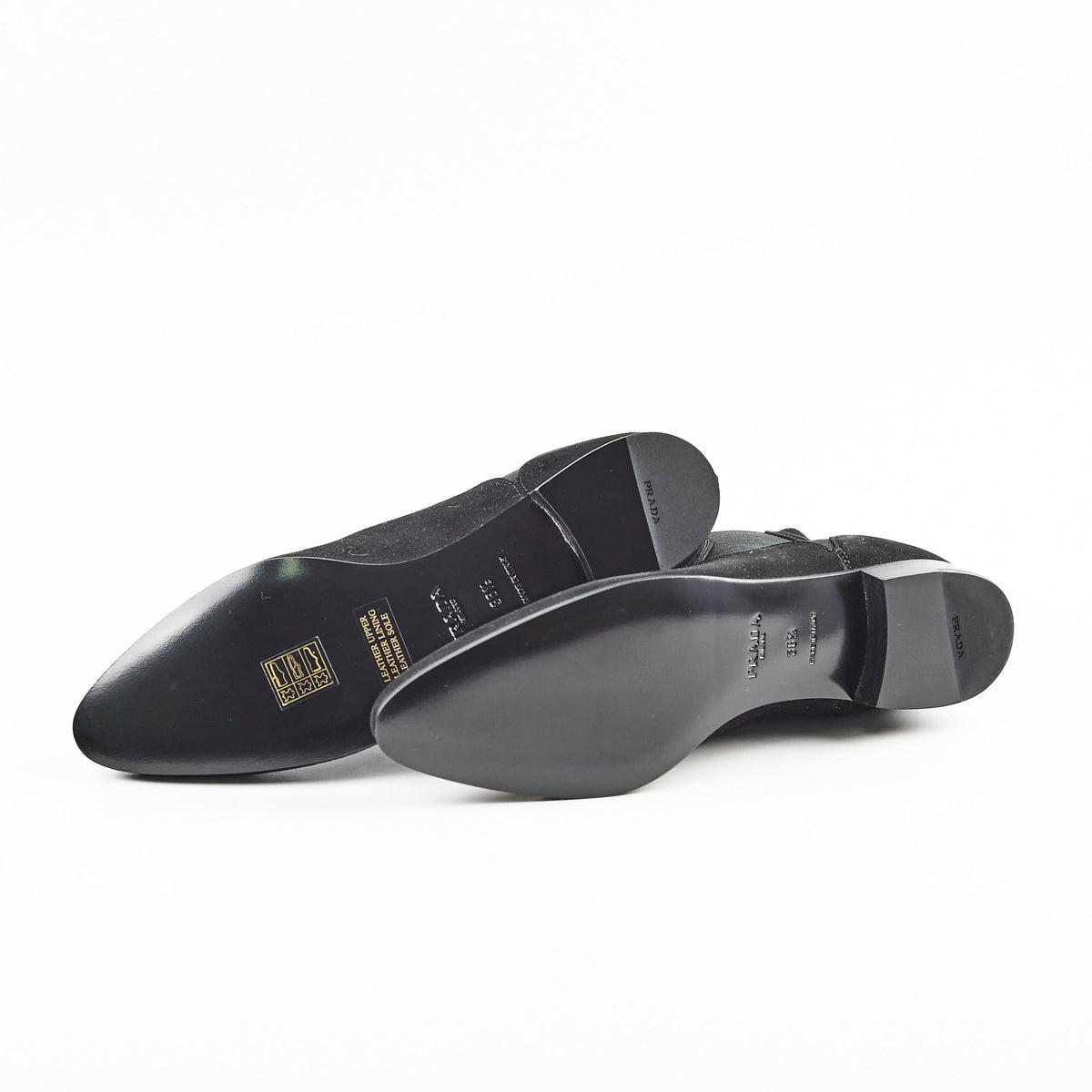 Prada Boots Suede Almond Toe Zip New - photo 5