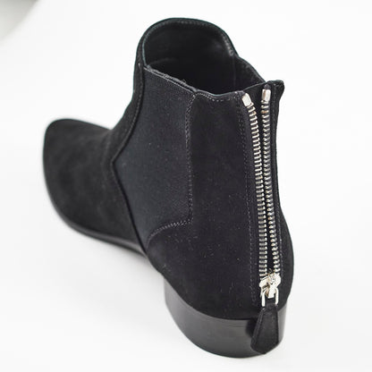 Prada Boots Suede Almond Toe Zip New - photo 6