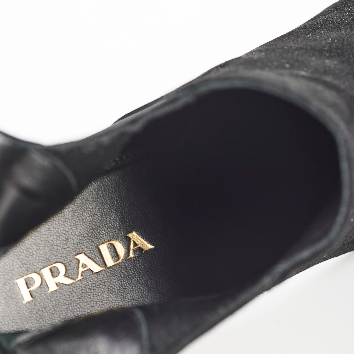 Prada Boots Suede Almond Toe Zip New - photo 7
