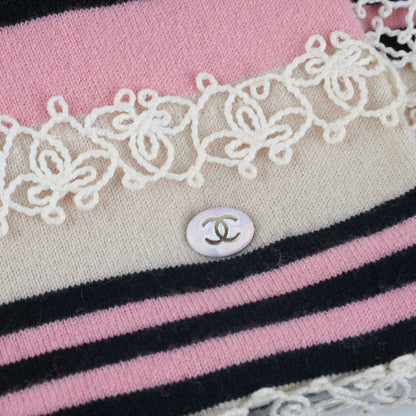 Chanel Striped Cashmere Dress - photo 10