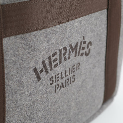 Hermes Grooming Bag Grey - photo 9