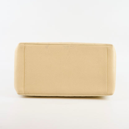 Chanel Vintage Grand Shopping Tote GST Beige Caviar - photo 3