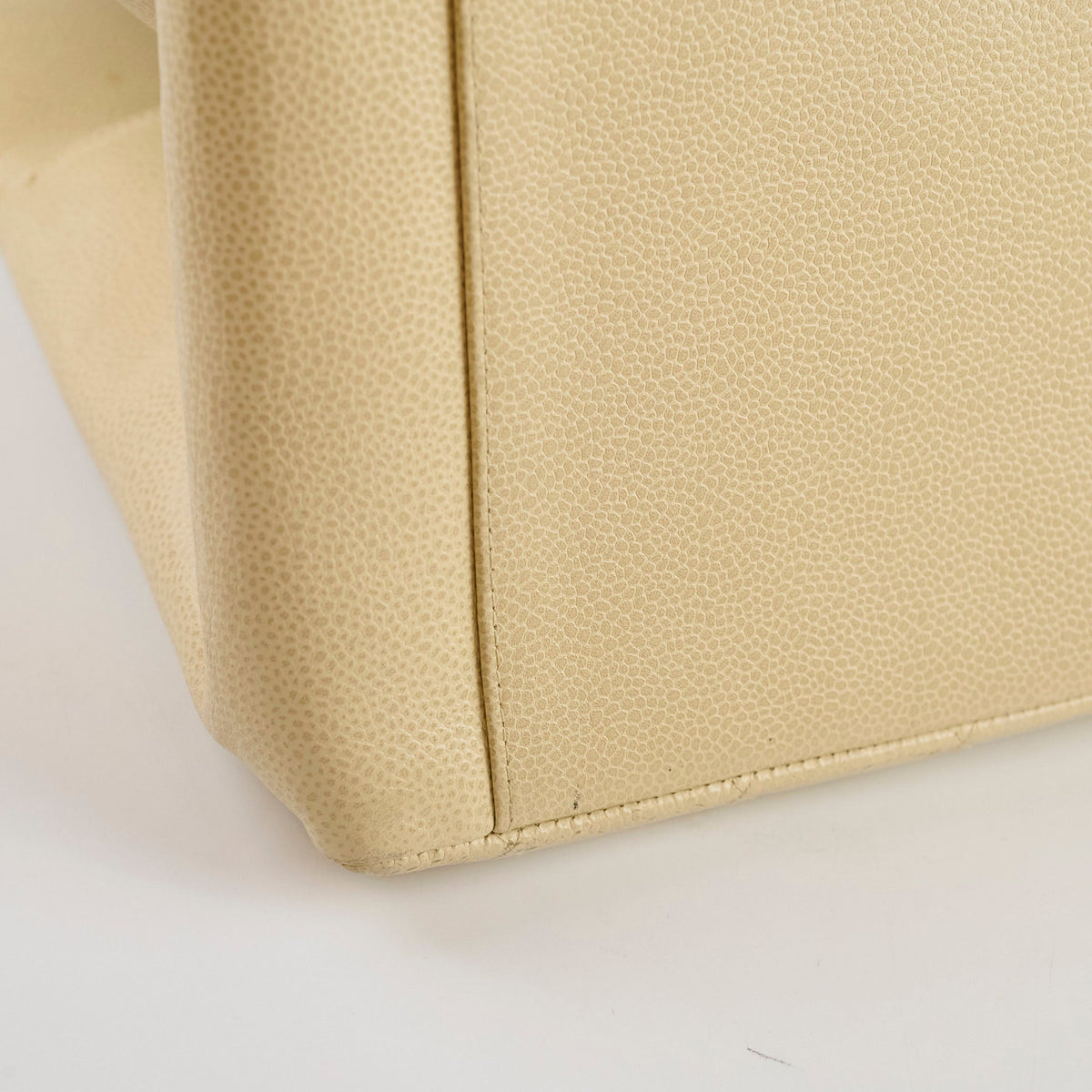 Chanel Vintage Grand Shopping Tote GST Beige Caviar - photo 15