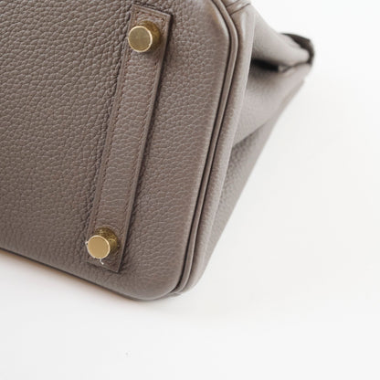 Hermes Birkin 25 Togo Gris Etain - Y Stamp - photo 8