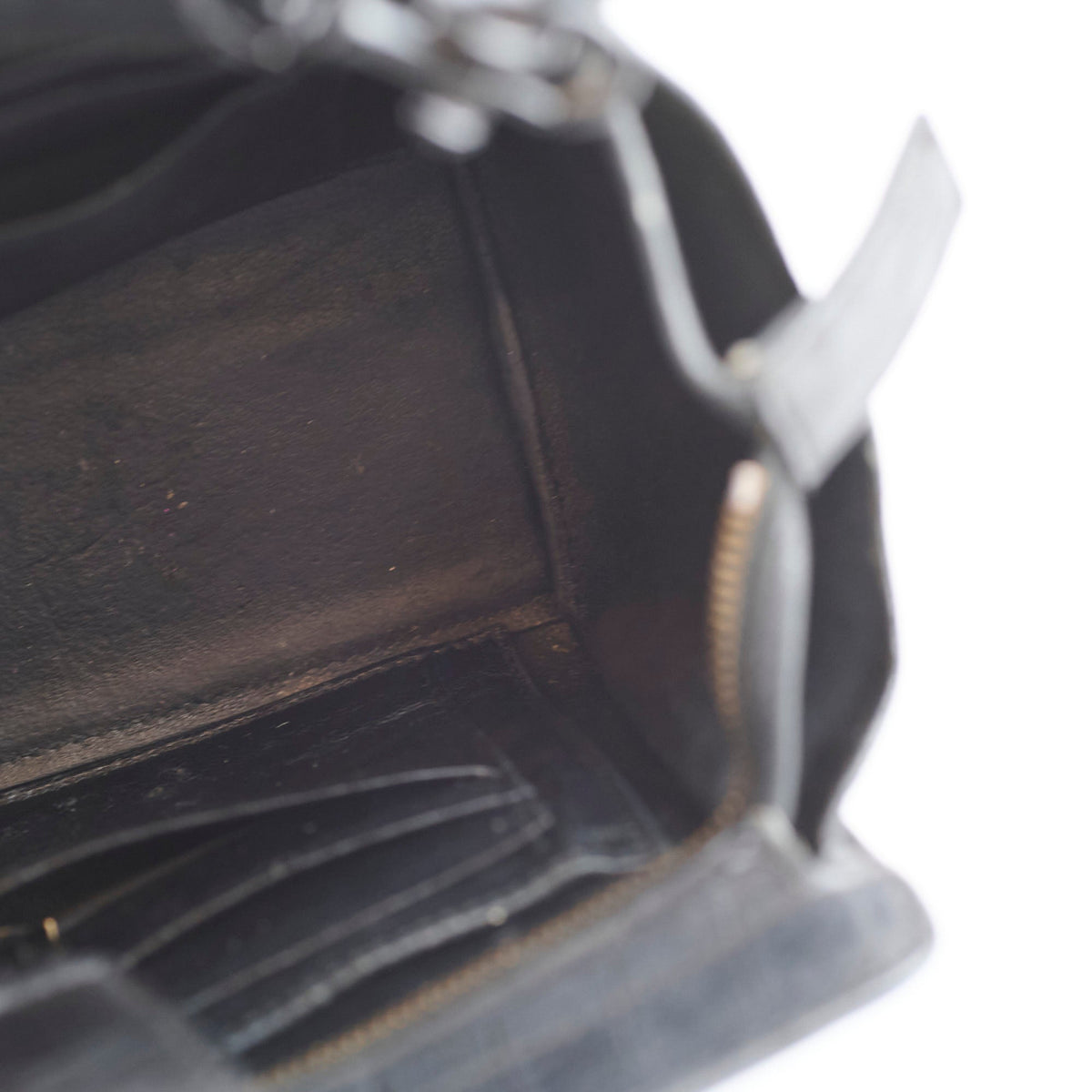 Saint Laurent Toy Cabas Croc Emboss Black - photo 5