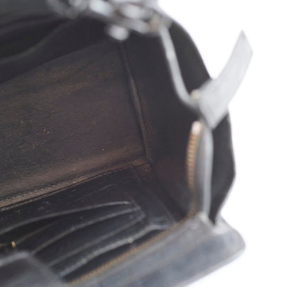 Saint Laurent Toy Cabas Croc Emboss Black - photo 5