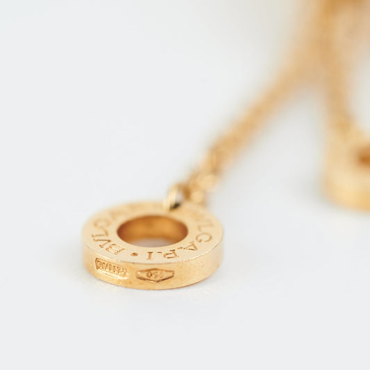 Bvlgari B.zero1 Long Hoop Earrings Yellow Gold - photo 2