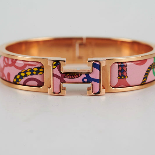 Hermes H Panoplie Equestre Bracelet PM - photo 2