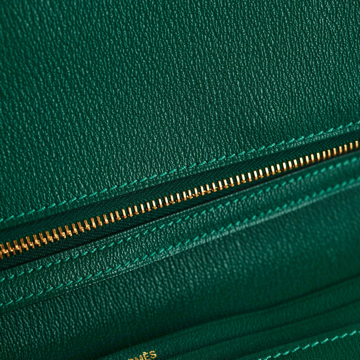 Hermes Bearn Alligator Emerald Wallet D Stamp - photo 5