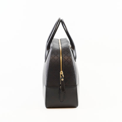 Gucci Black Top Handle Diamante Satchel - photo 2