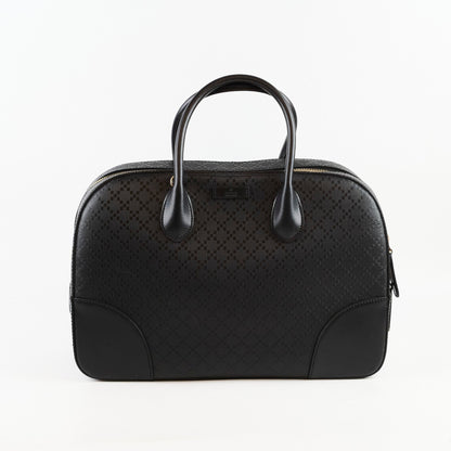 Gucci Black Top Handle Diamante Satchel - photo 3