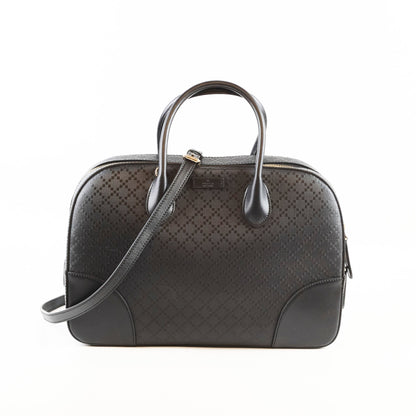 Gucci Black Top Handle Diamante Satchel - photo 4