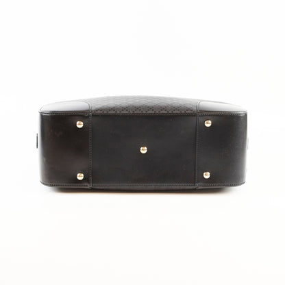 Gucci Black Top Handle Diamante Satchel - photo 5