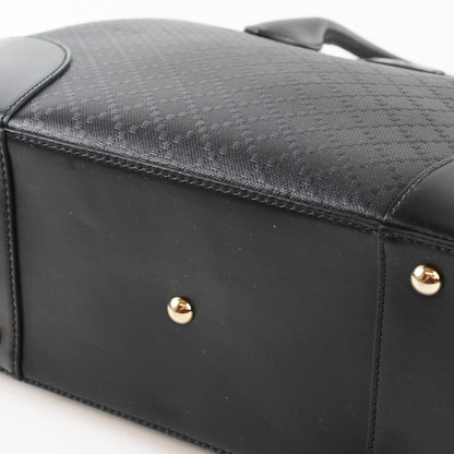 Gucci Black Top Handle Diamante Satchel - photo 9