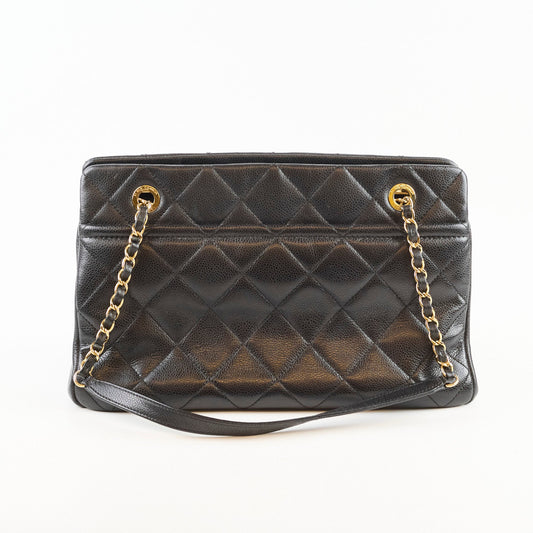 Chanel Timeless Soft Shopping Tote Caviar Black - photo 2