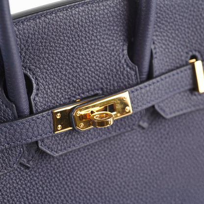 Hermes Birkin 25 Togo Bleu Nuit D Stamp (2019) - photo 11