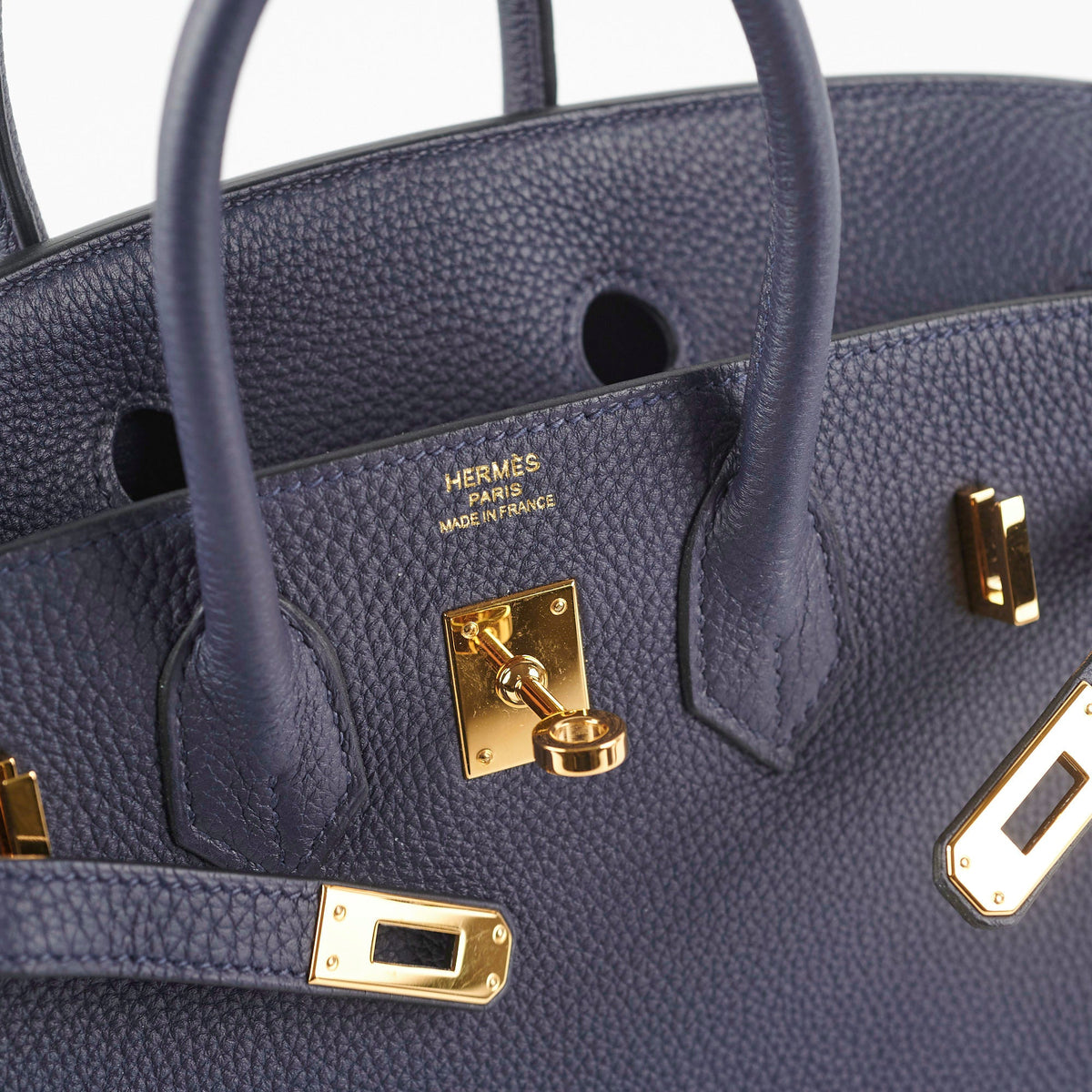 Hermes Birkin 25 Togo Bleu Nuit D Stamp (2019) - photo 12