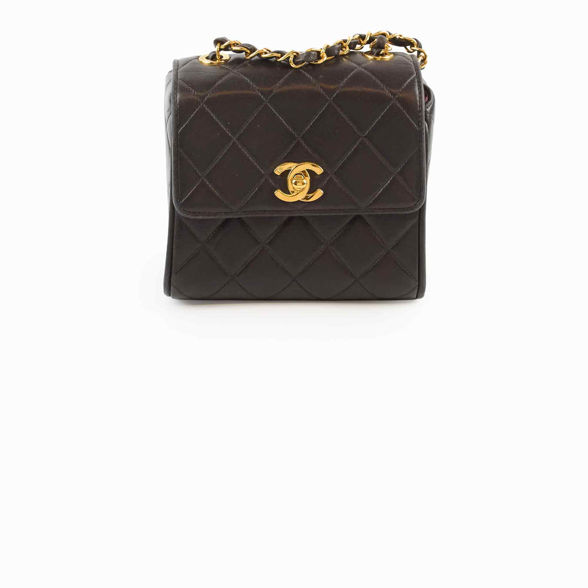 Chanel Vintage Black Square Flap - photo 1