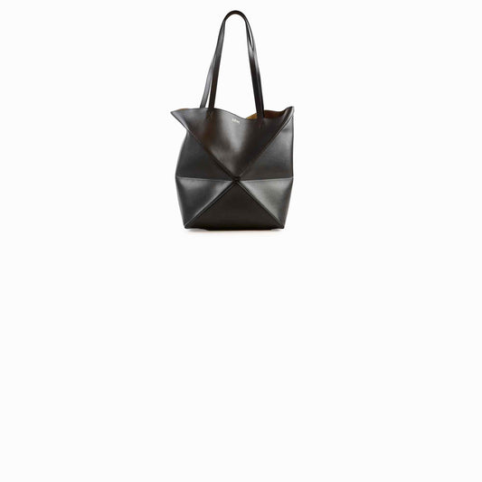 Loewe Puzzle Medium Fold Black Tote - photo 1
