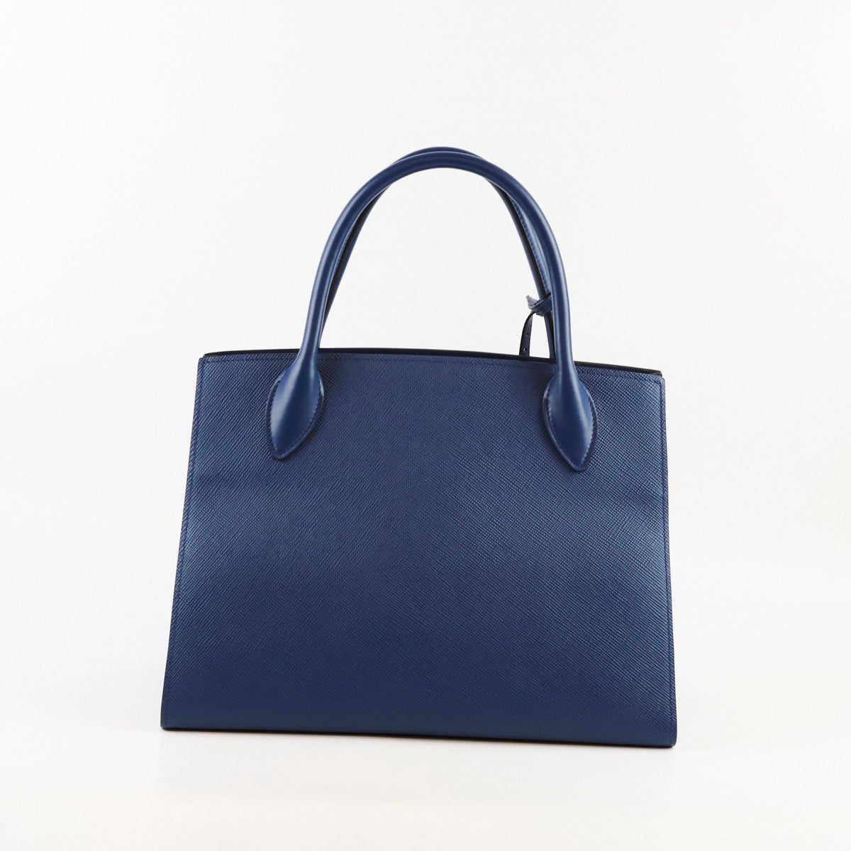 Prada Saffiano Cuir Tote Blue - photo 3