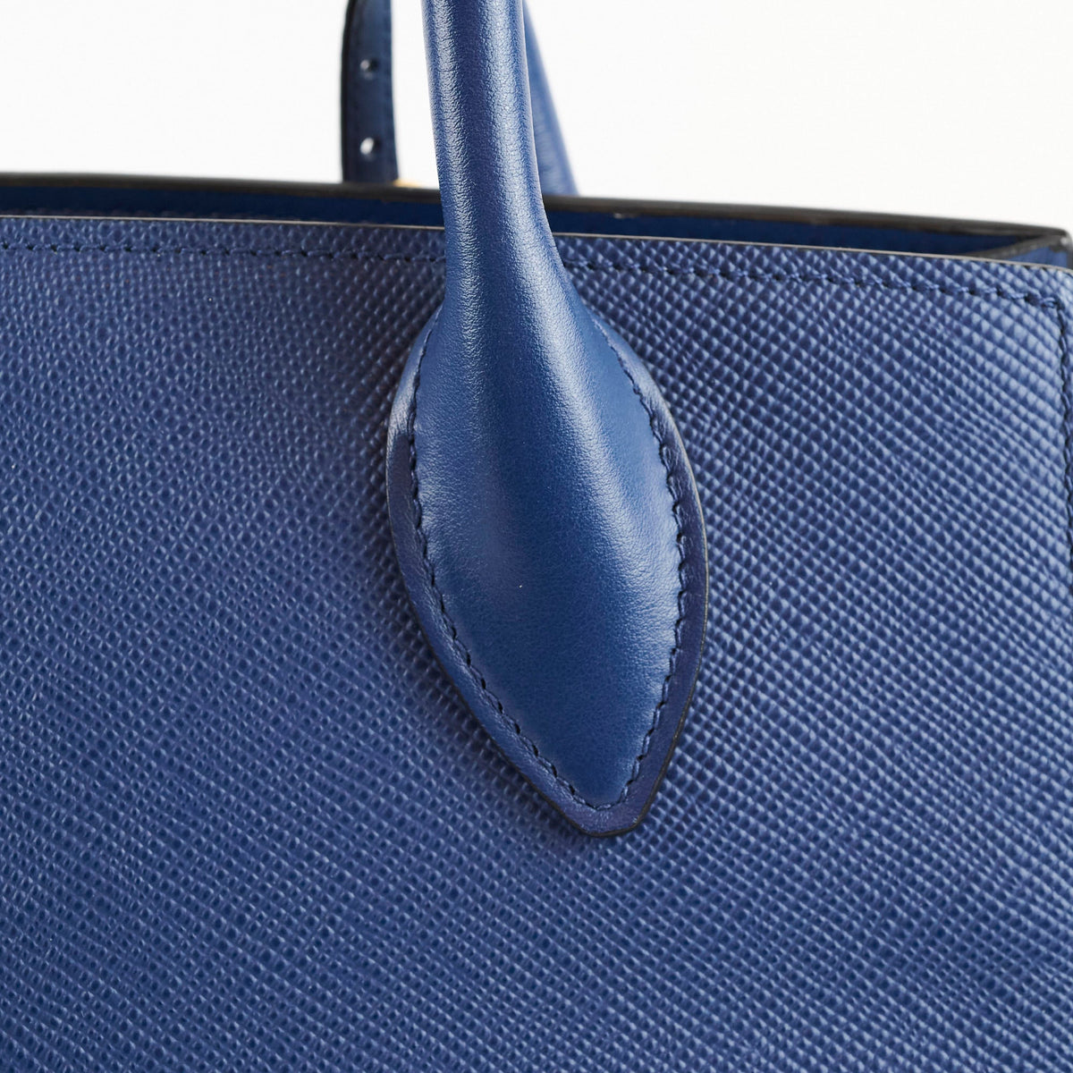 Prada Saffiano Cuir Tote Blue - photo 4