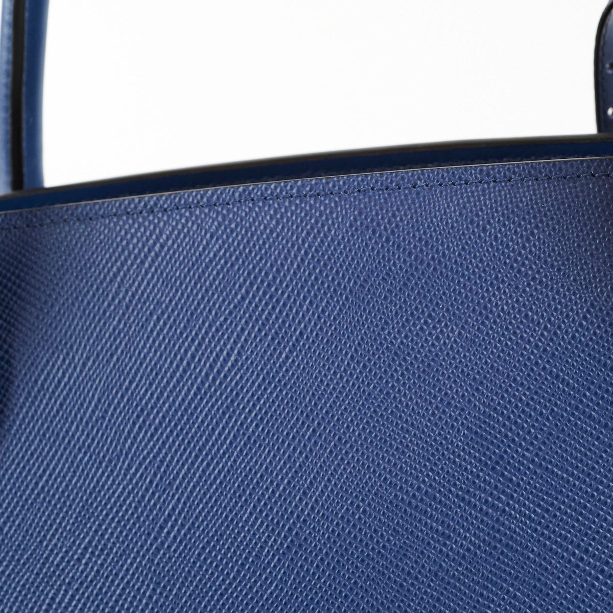 Prada Saffiano Cuir Tote Blue - photo 5