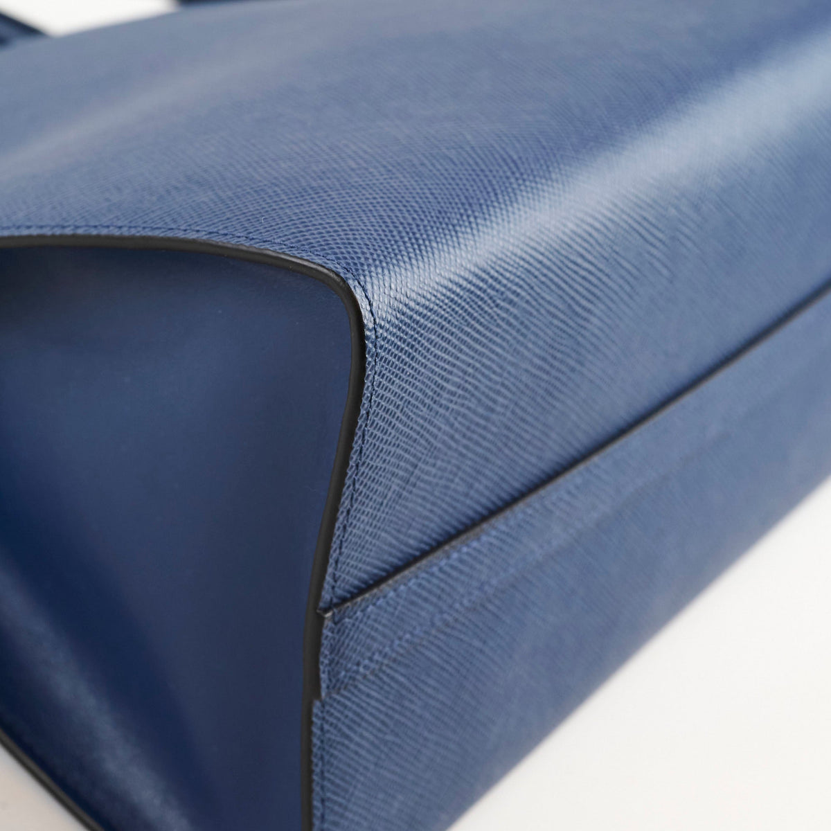 Prada Saffiano Cuir Tote Blue - photo 10