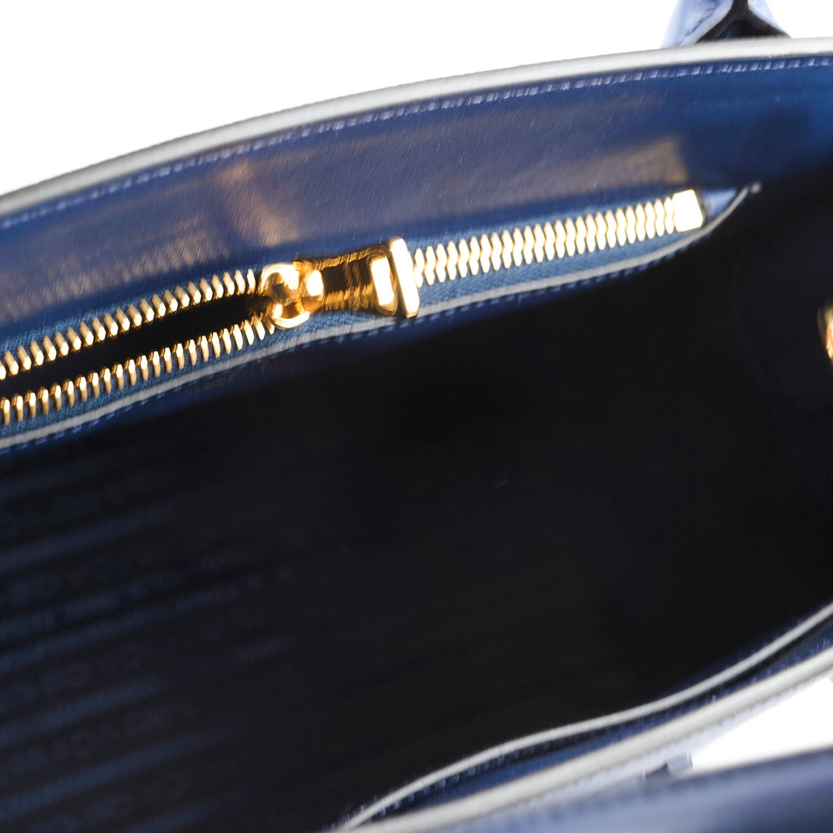 Prada Saffiano Cuir Tote Blue - photo 11