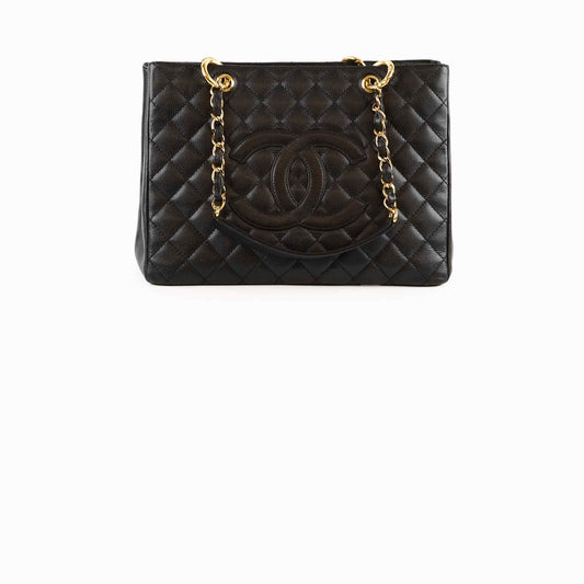 Chanel Grand Shopping Tote (GST) Caviar Black - photo 1