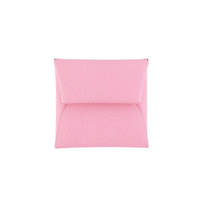 Hermes Light Pink Bastia Coin Purse - photo 1