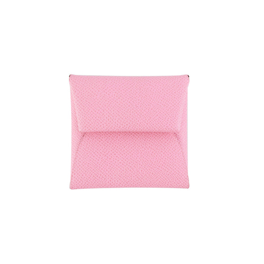 Hermes Light Pink Bastia Coin Purse - photo 1