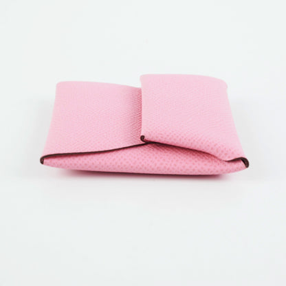 Hermes Light Pink Bastia Coin Purse - photo 7