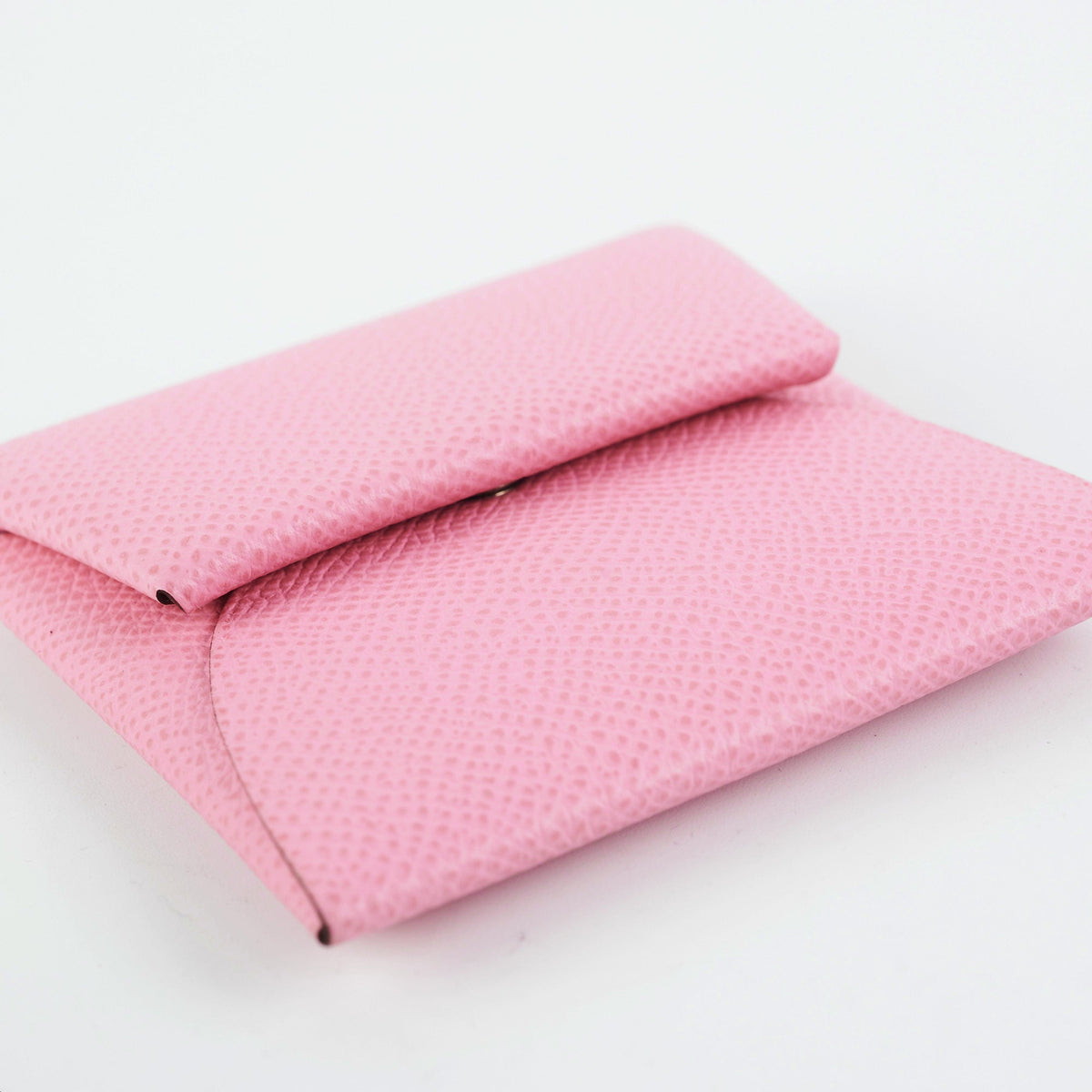 Hermes Light Pink Bastia Coin Purse - photo 5