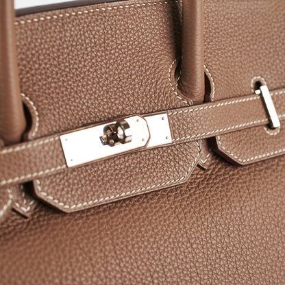 Hermes Etoupe Birkin 35 Togo - R Square Stamp 2014 - photo 12