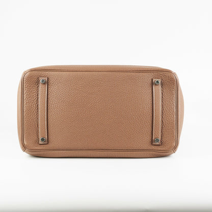 Hermes Etoupe Birkin 35 Togo - R Square Stamp 2014 - photo 4