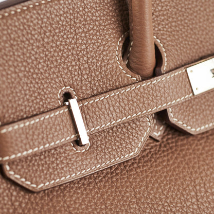 Hermes Etoupe Birkin 35 Togo - R Square Stamp 2014 - photo 7