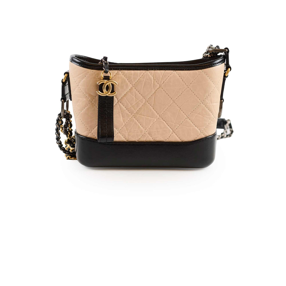 Chanel Small Gabrielle Bicolour Beige/Black - photo 1