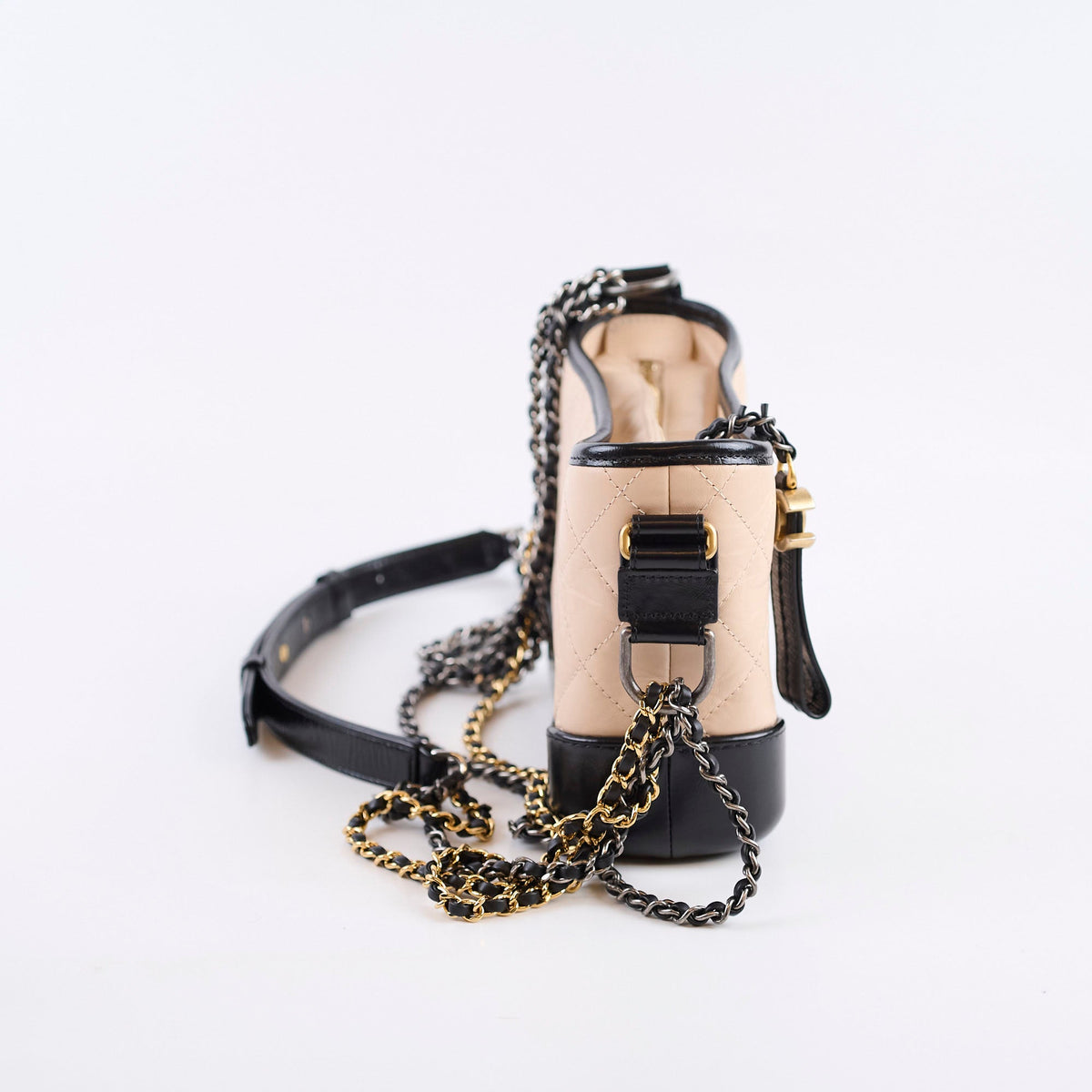 Chanel Small Gabrielle Bicolour Beige/Black - photo 3